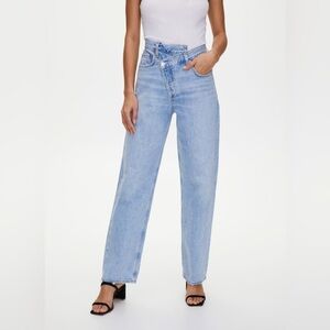 Aritzia AGOLDE Criss Cross Upsized Jean